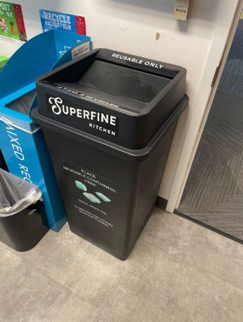 Superfine Kitchen's reusable and sustainable trash can