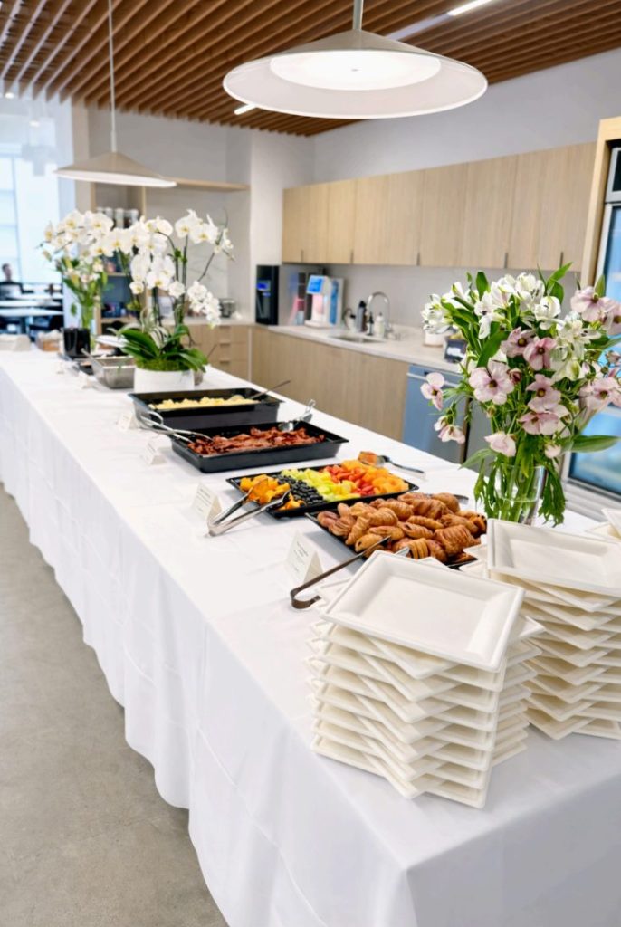 Superfine Kitchen's family style buffet for offices