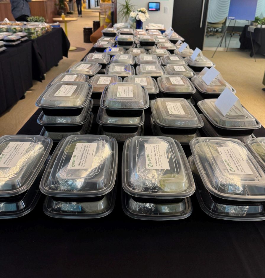 Superfine Kitchen's individually packaged meals for employees